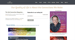 Desktop Screenshot of lifeconnectionmagazine.com